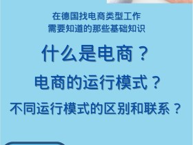 在德国找电商类型的工作需要的基础知识