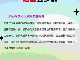 京东老店运营,这5步重点做